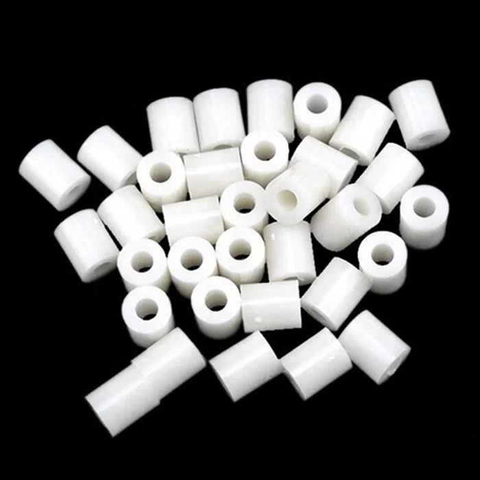 Nylon white PCB spacer round washer nylon round standoff