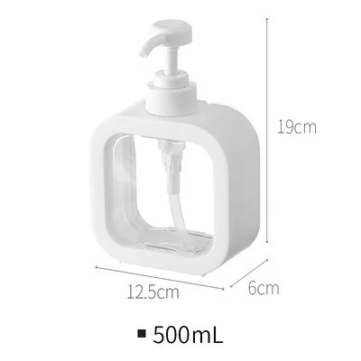 Large Capacity Plastic Hand Sanitizer Bottle with Pump Sprayer Empty Shower Gel Detergent Shampoo Foaming Foam Bottle