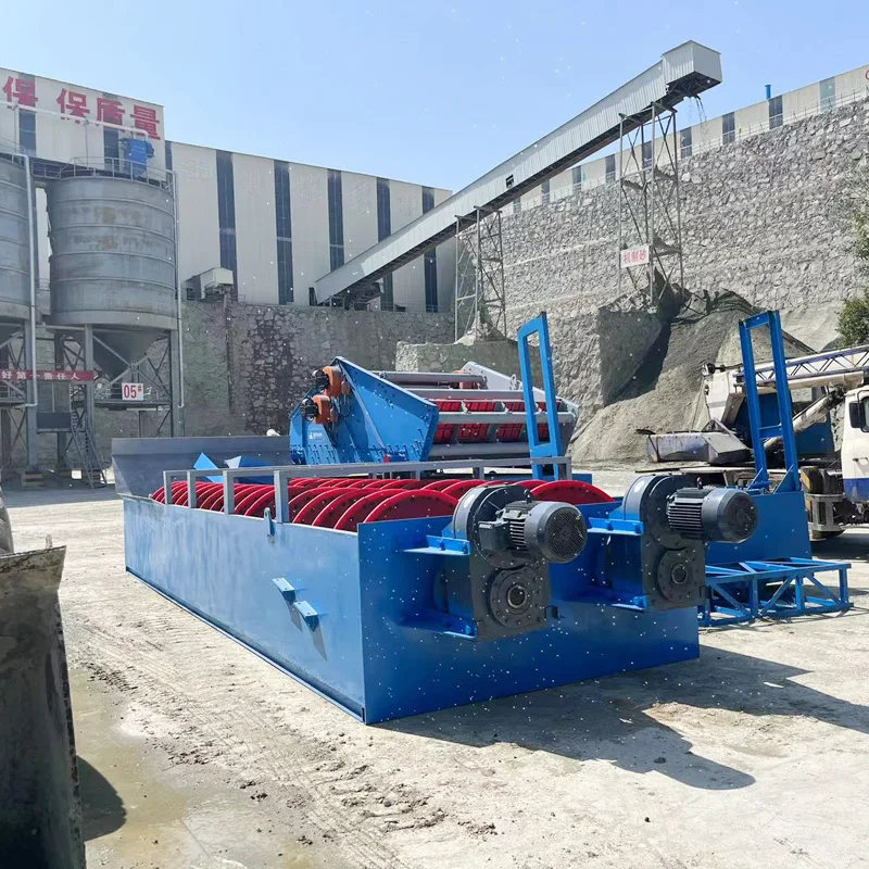 Large Capacity 15-150 T/H Silica Sea Sand Washing Machine Maximum Removal of Moisture in the Materials