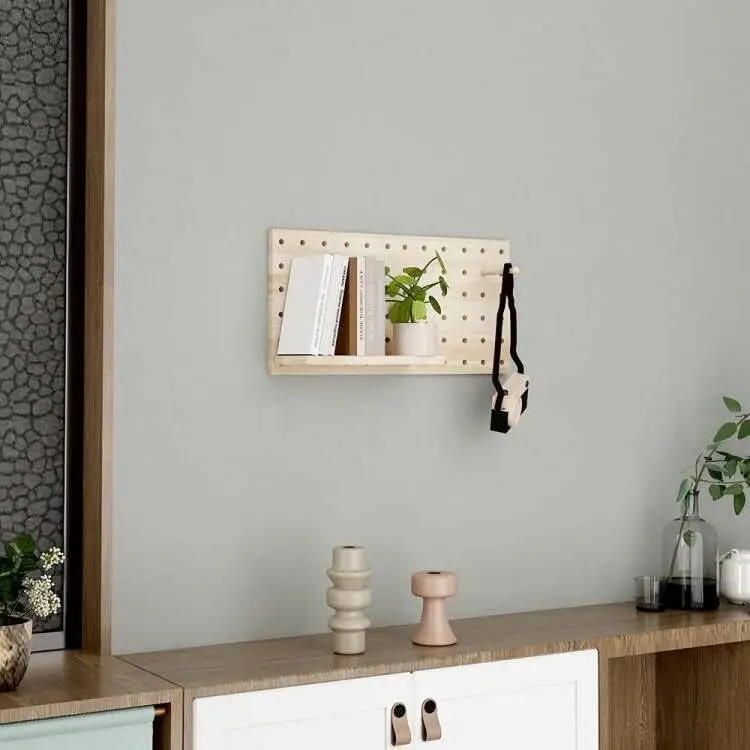 OEM/PDM Pegboard настенный органайзер панели деревянный подвесной pegboard