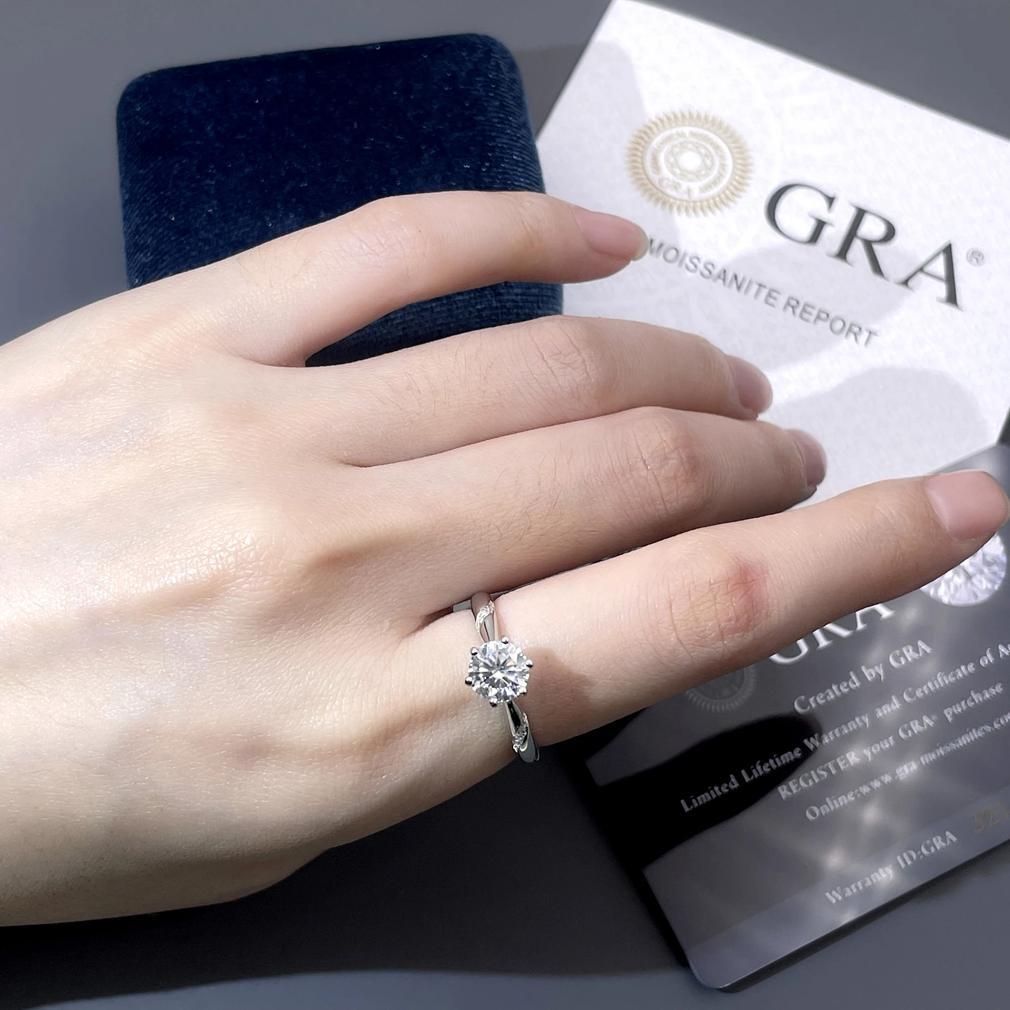 USA stock dropshipping 1ct 925 silver 18k gold plated fashion jewelry women vvs moissanite wedding rings