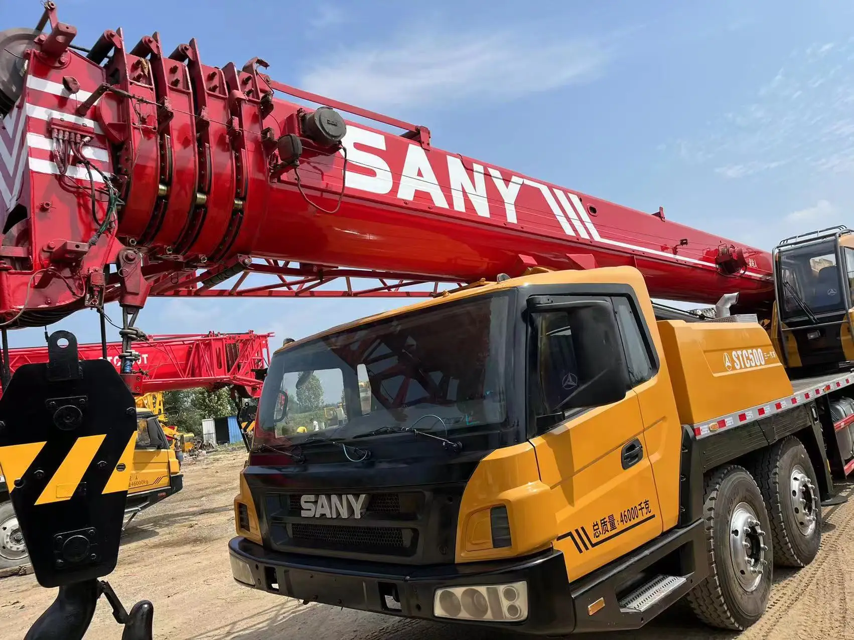 Best Selling Sany 50 Ton Truck Crane Telescopic Boom Hydraulic Folding Boom Crane