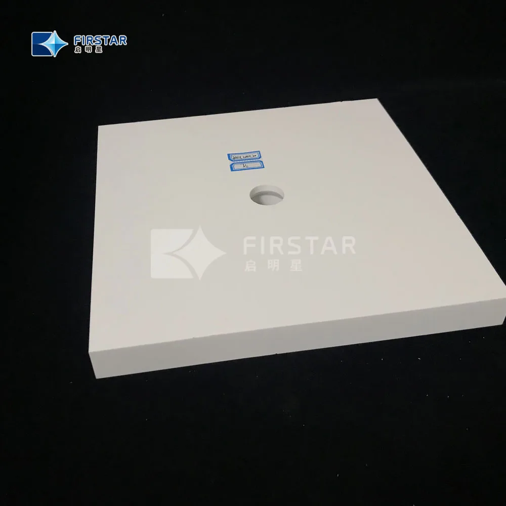 95% Alumina Ceramic Tiles with Anti-Wear Hole