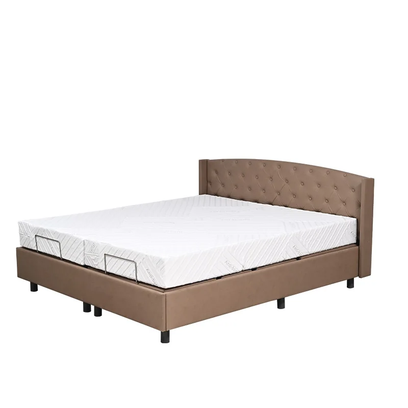 CF-2082 High-tech double adjustable bed with zoned operation, home bed, for couples looking for quality sleep.