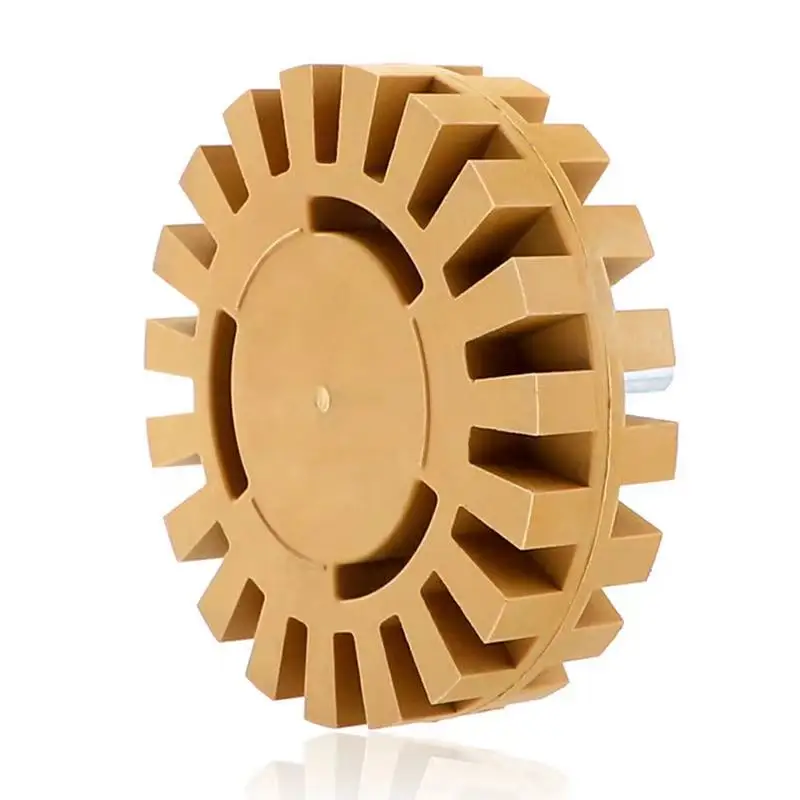 100mm Eraser Wheel Decal Remover - Sticker and Adhesive Removal Rubber Disk with Power Drill Attachment - Remove Vinyl Decals