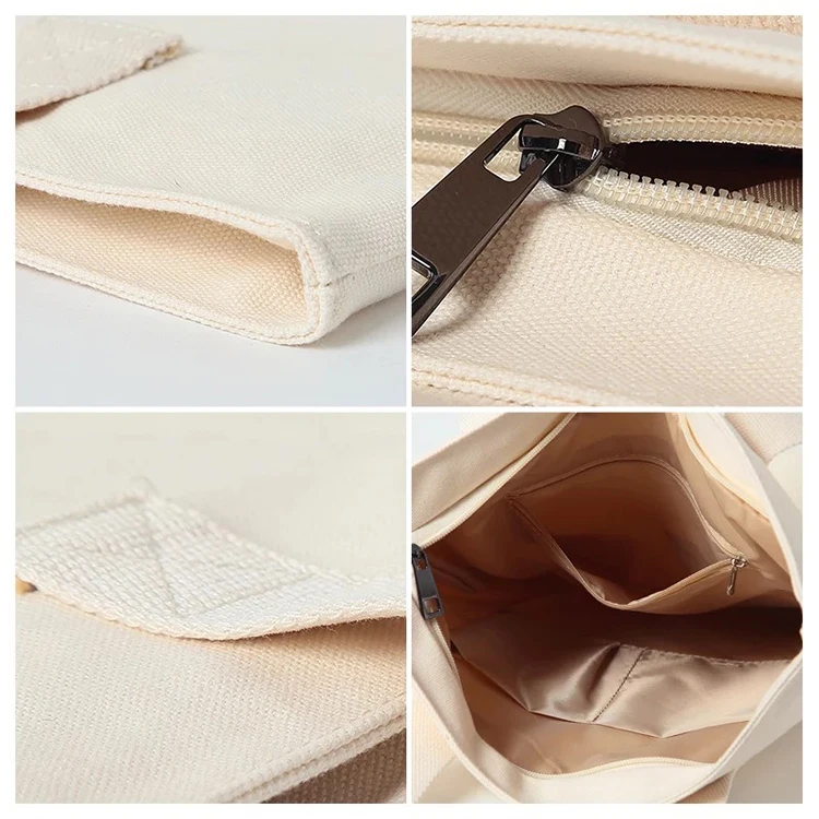 China popular custom print canvas photo tote fabric shopping bag