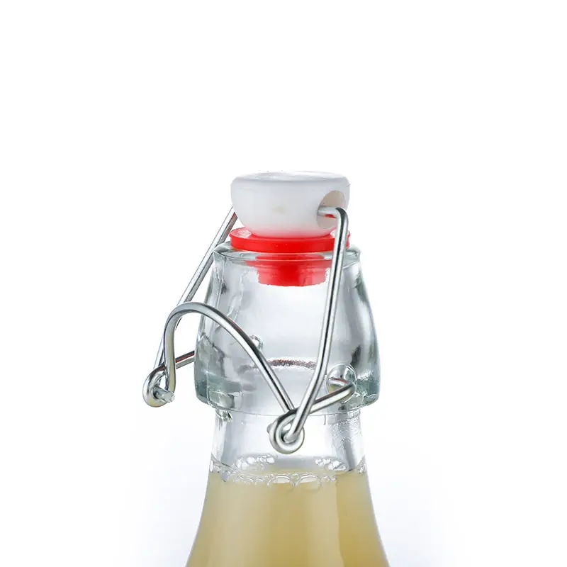 Flip Top Glass Bottle 1 Liter Swing Top Brewing Bottle for Beverages Oil Vinegar