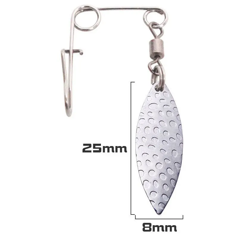 New Arrival Fishing Spinnerbait Wire with Blade Spoon Rigs Accessories for Trout Bass Target Species Lure Fishing Rivers Lakes