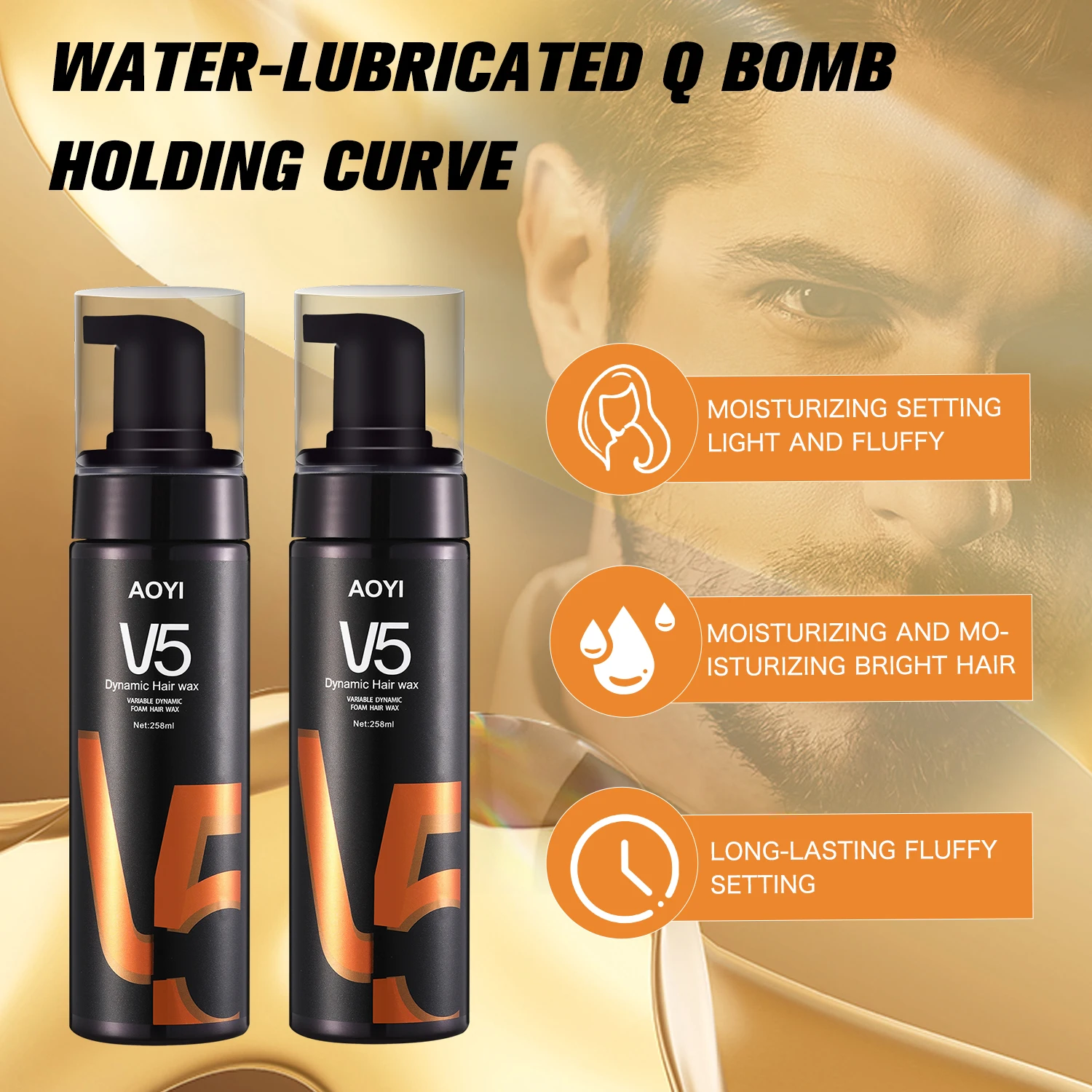 wholesale dynamic foam hair wax Nature Moisturizing Curl Activator Defining Curly Curling Cream for African Curly Wave Hair