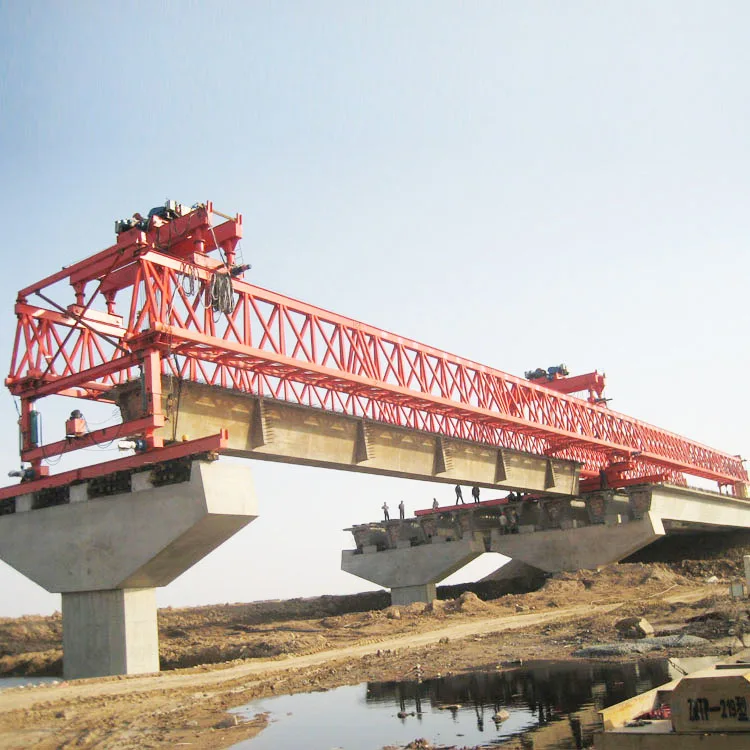 Highway railway 50 ton double beam bridge launching bridge crane bridge erection launcher