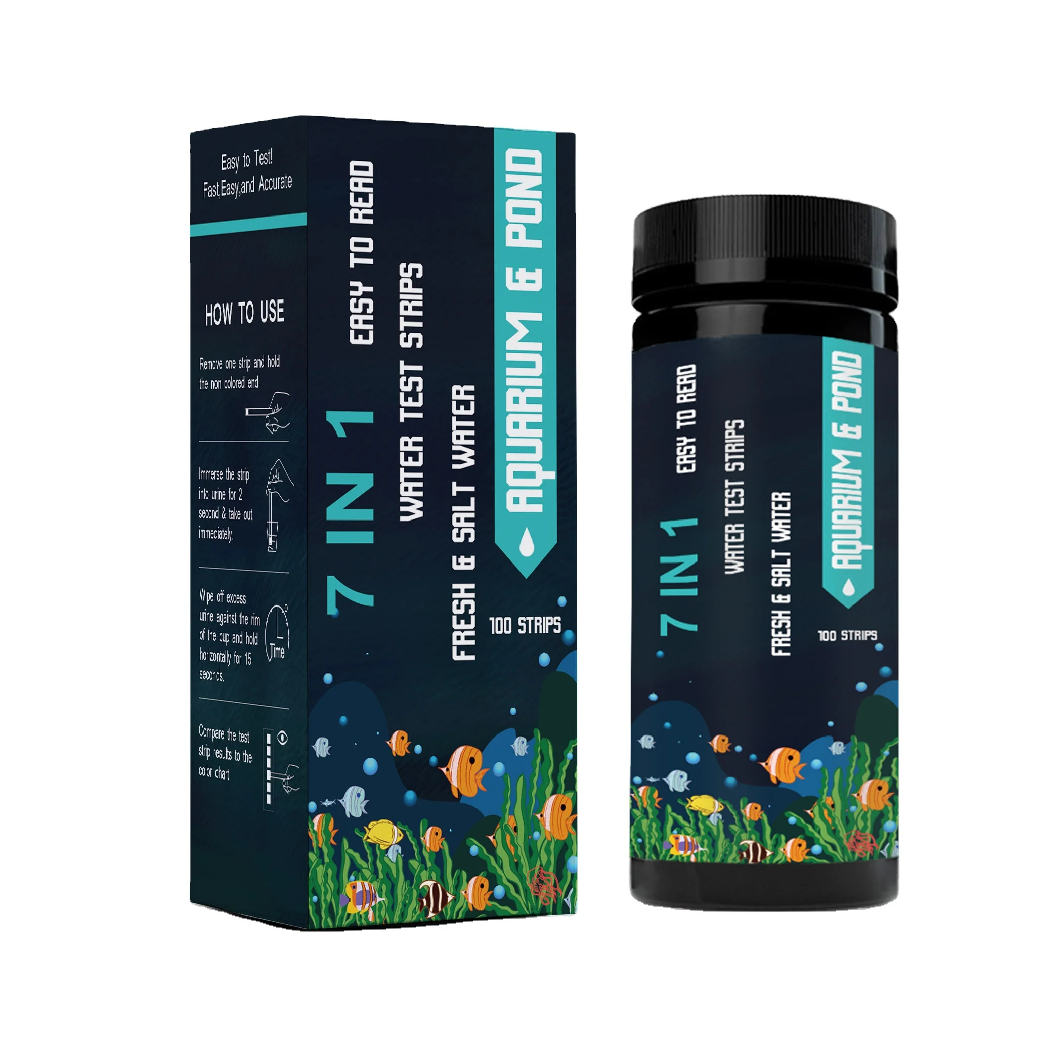 Наборы для проверки воды в бассейне аквариумные тест-полоски рыбных прудов наборы pH