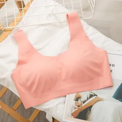 air cup gathers latex pad seamless Straighten Artifact reast push up bra