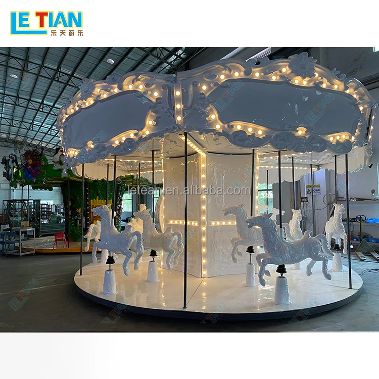 Customized indoor merry go round 12 seats carousel horse children amusement park products carousel ride for kids