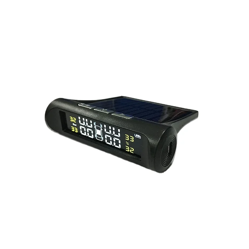 Tire Pressure Monitoring System TPMS Receiver Car USB Charger with  External Sensors Solar TPMS TPMS2