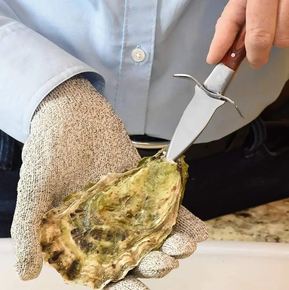  Нож oyстер Shucking защитные перчатки высокого качества 5 устойчивые к порезам нержавеющая сталь моллюсков