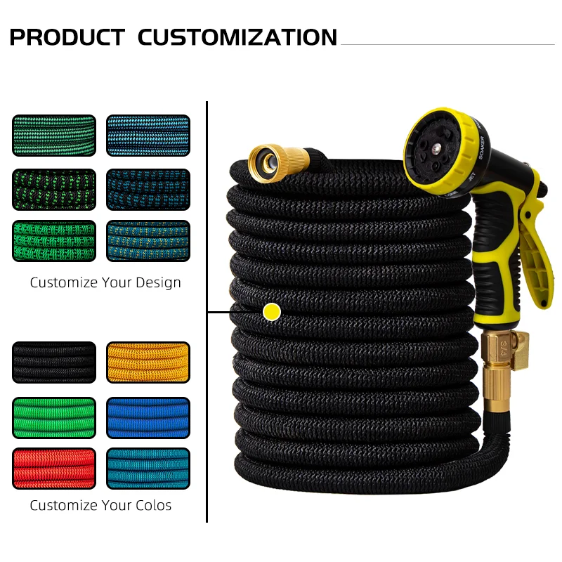 JOYMADE  Hot sales Magic foldable Stretch Hose Expandable Garden Hose retractable garden hose as seen on tv