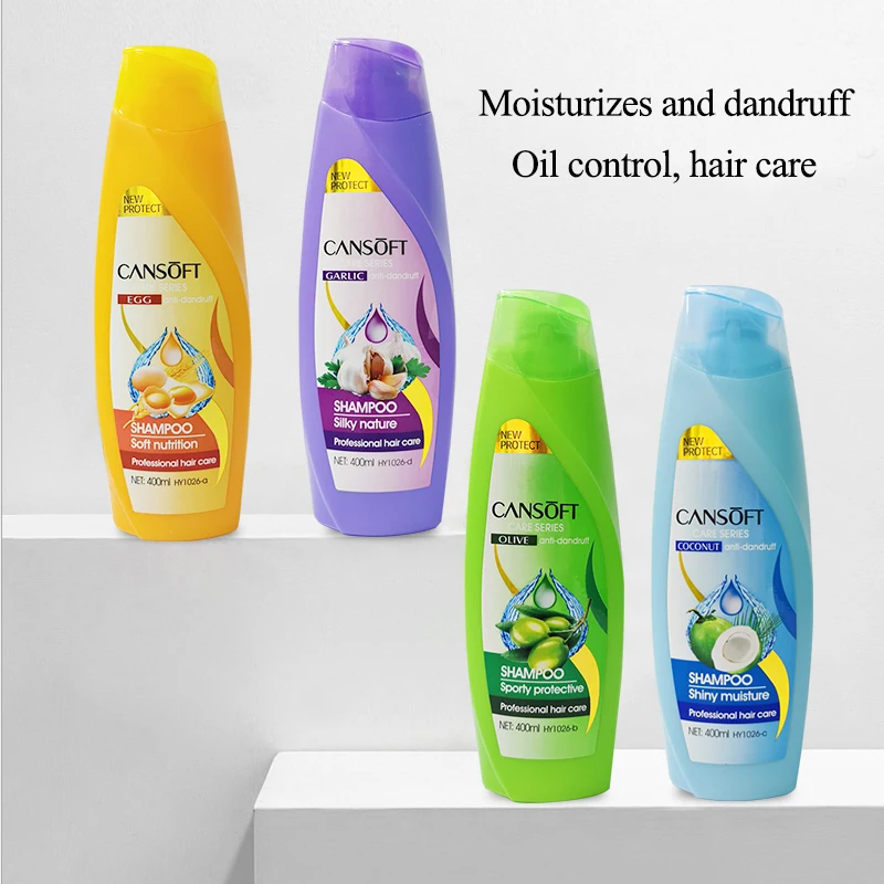 Factory price nutritional smooth Coconut olive oil shampoo for curly straight hair