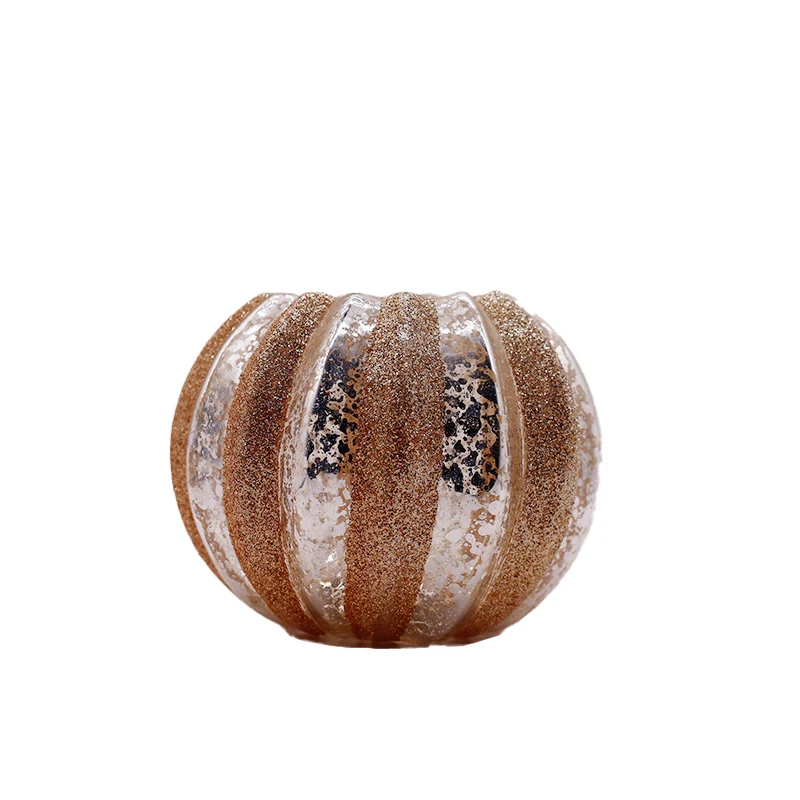 Newest handmade 8.5 cm *8.5 cm*  10 cm blown glass candle holder holiday celebrating decorations round glass crafts