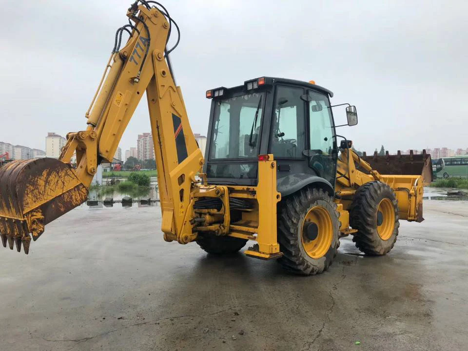 High Quality CLG777A Backhoe Tractor 8 ton 101 HP 75kW Front End Loader with reliable Quality