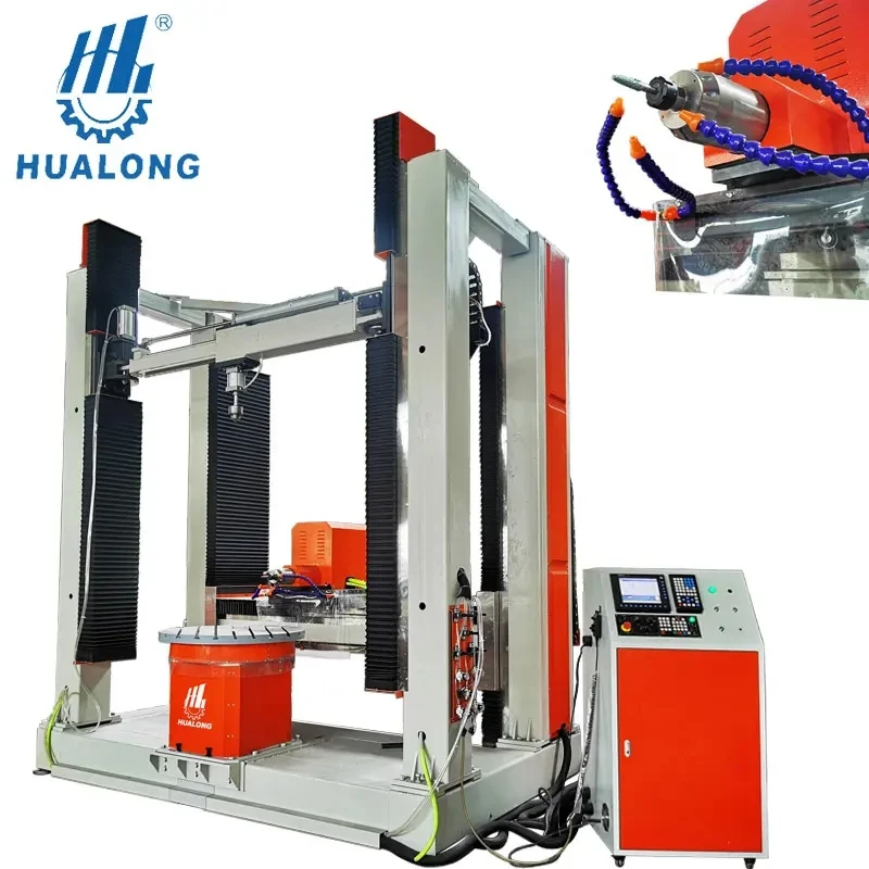 Hualong Machinery высокоточная машина для резьбы по мрамору граниту камню обработки и гравировки мрамора