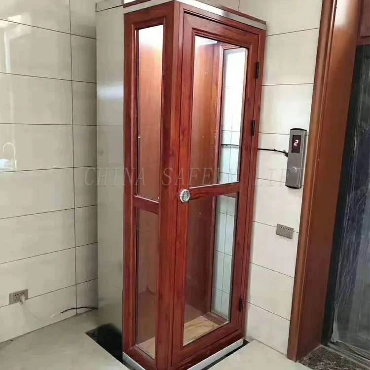 SAFELY Small Home Lift Indoor/Outdoor 2-4 floors Cheap Electric Passenger Residential  Elevator Lift  For Sale