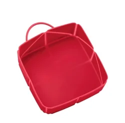 Space saving outdoor travel hang able dogs cats foldable bowl folding feeding food bowl pet portable bowl