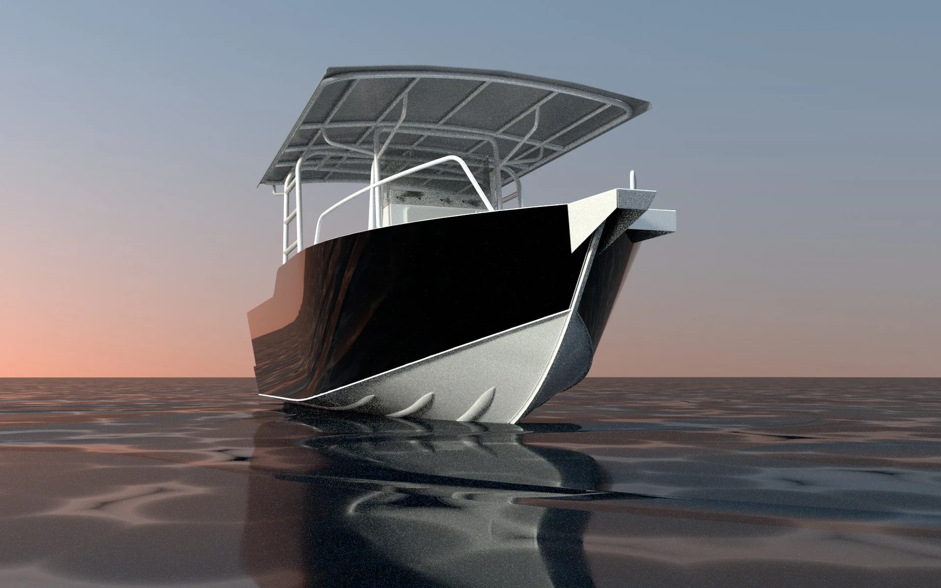 Ecocampor Luxury Aluminum Fishing Boat Center Console Speed Boat Cruiser with Outboard Engine New for Sale