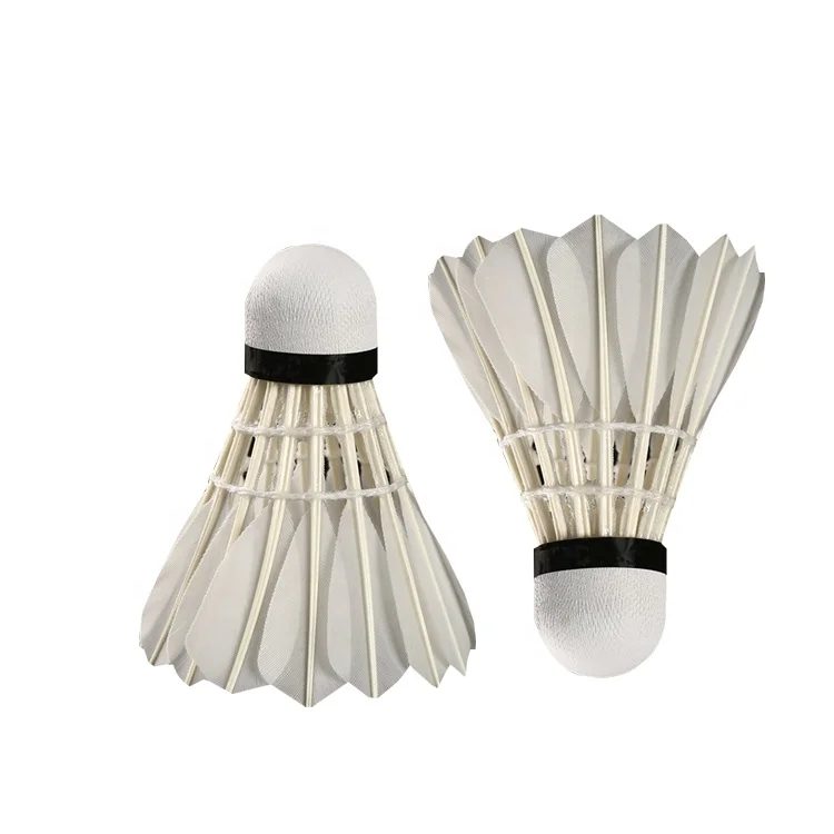 Оптовая продажа, профессиональный волан для тренировок, мячи для бадминтона с утиными перьями для бадминтона