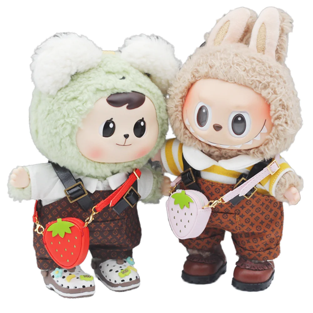 BJD 1/12 1/8 1/6 Mini Doll Bag EXO Labubu Fashion Strawberry Accessories for BJD Dolls