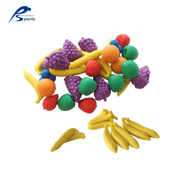 6 Colors 6 Shapes Educational Counting Toys Fruit Blueberry Counters