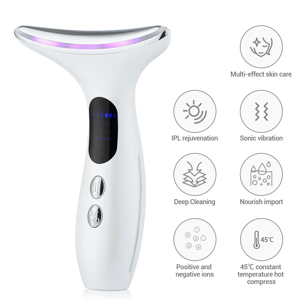 OEM Neck Wrinkle Remover Beauty Device Double Chin Removal Reducer Face And Neck Lifting Massager Facial Massage Machine
