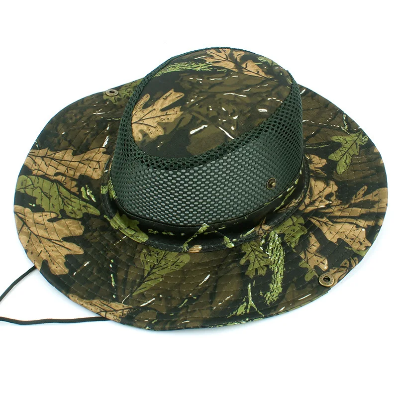 Outdoor Sunscreen Hat Camouflage Breathable Sunshade Jungle Hat Leisure Travel Mountaineering Fishing Hat