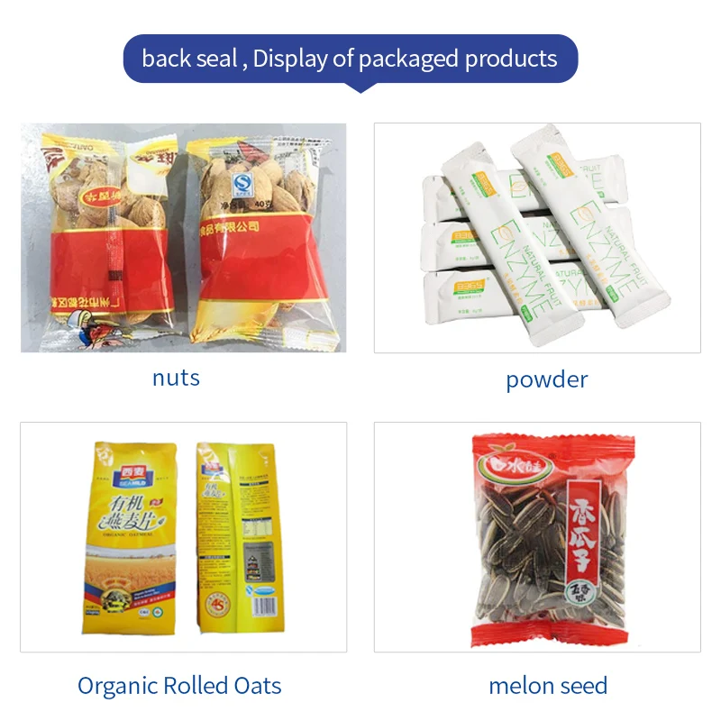 Small automatic packaging machine with date printer & cursor peanut sugar spice oats coffee tea packing