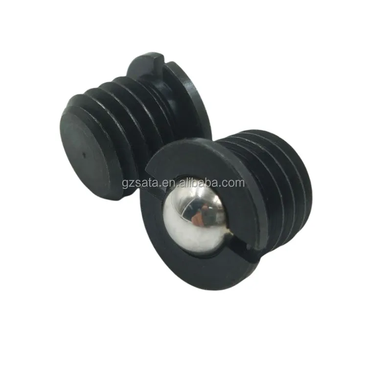 FBPJ 45H Steel Metric Threaded Flange Type Spring Ball Plunger Bolts M5X5 M6X6 M8X7 M10X9 M12X11.5 M16X16