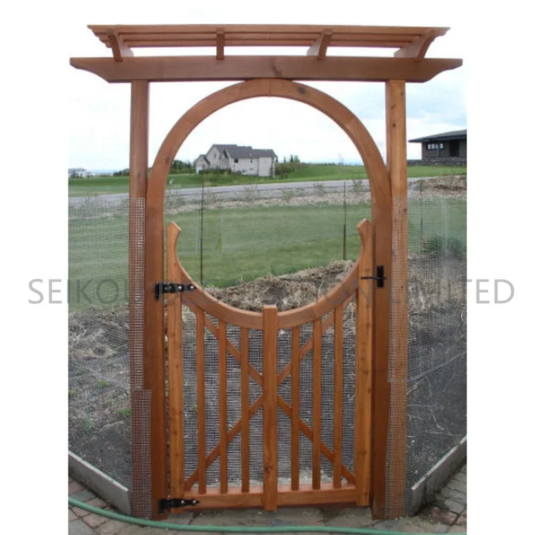 Outdoor Waterproof Wooden Arbor Arch for Patio