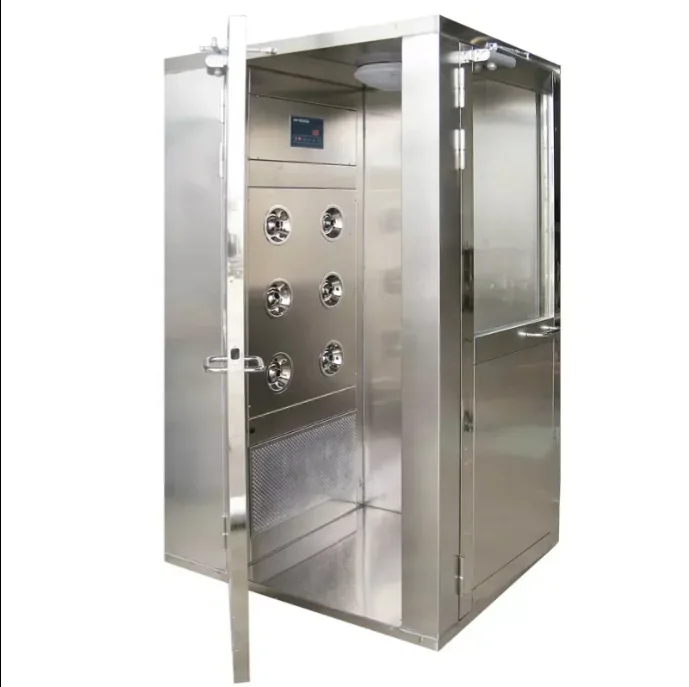 99.99% Efficiency Air Cleaning Equipment Dust-free Room Standard Double Doors Interlock Air Shower