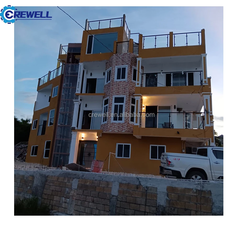 Crewell Tempered Glass Easy to Install Balcony Frameless Railing Balustrade