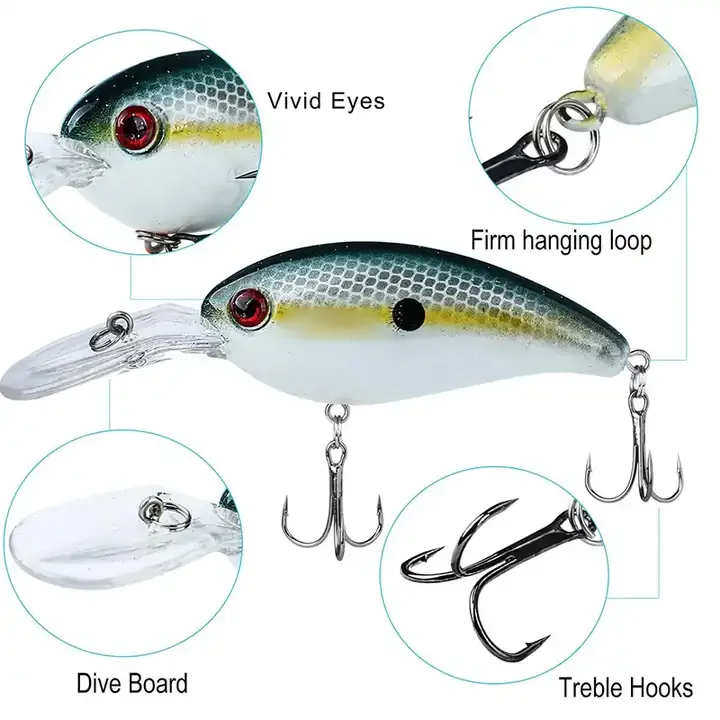 High Quality Bass Swim Bait Fishing Lures 10cm 13.6g Crank Bait 18 Colors Fishing Tackle Hard Bait Crankbait