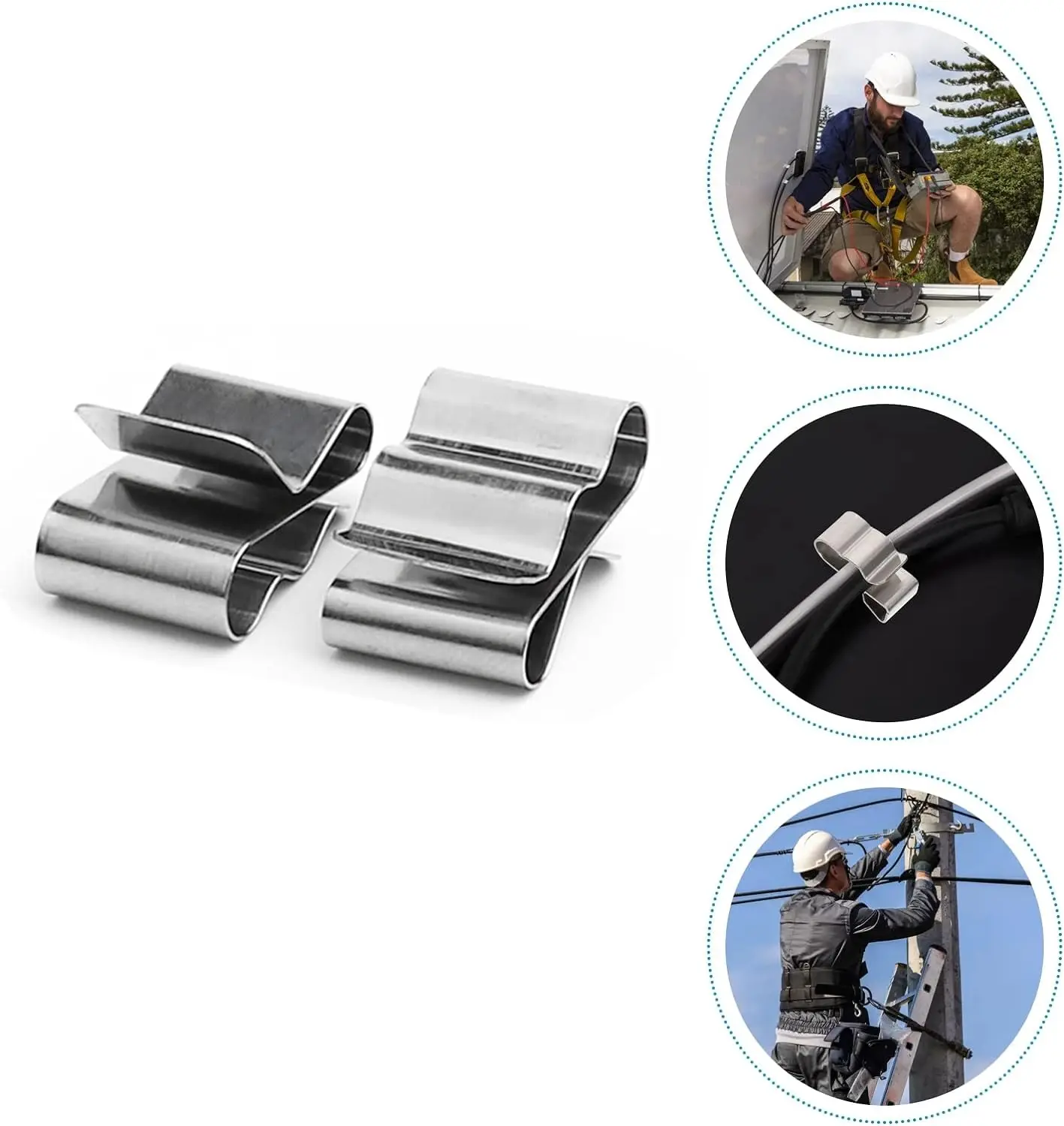Cable Clips Solar Pv Panel Mounting   Cable Management In Stock