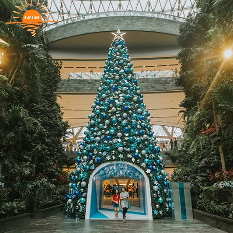 Large new Style Lighting Decoration Christmas Tree  custom 20ft 30ft 40ft 50ft giant outdoor led commercial christmas tree