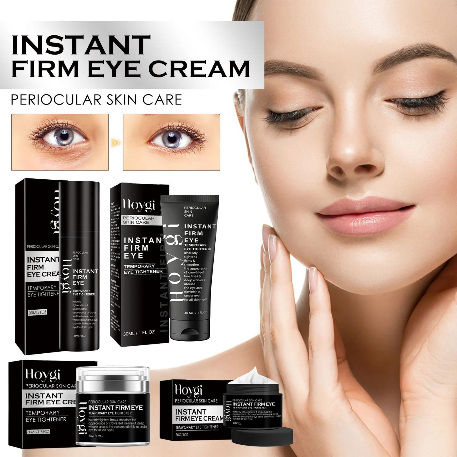 Hoygi Eye Firming Cream fine lines bags black rim of eyes firming skin around moisturizing eye cream 30ml