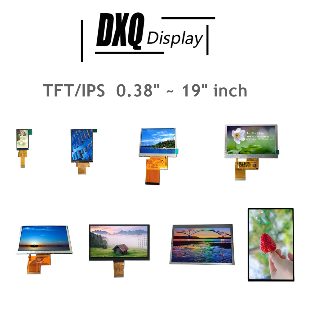  5 Inch TFT IPS LCD Display Module with Touch Driver Board SPI MIPI Interface HD 2K for Raspberry PI 4 7 Screen