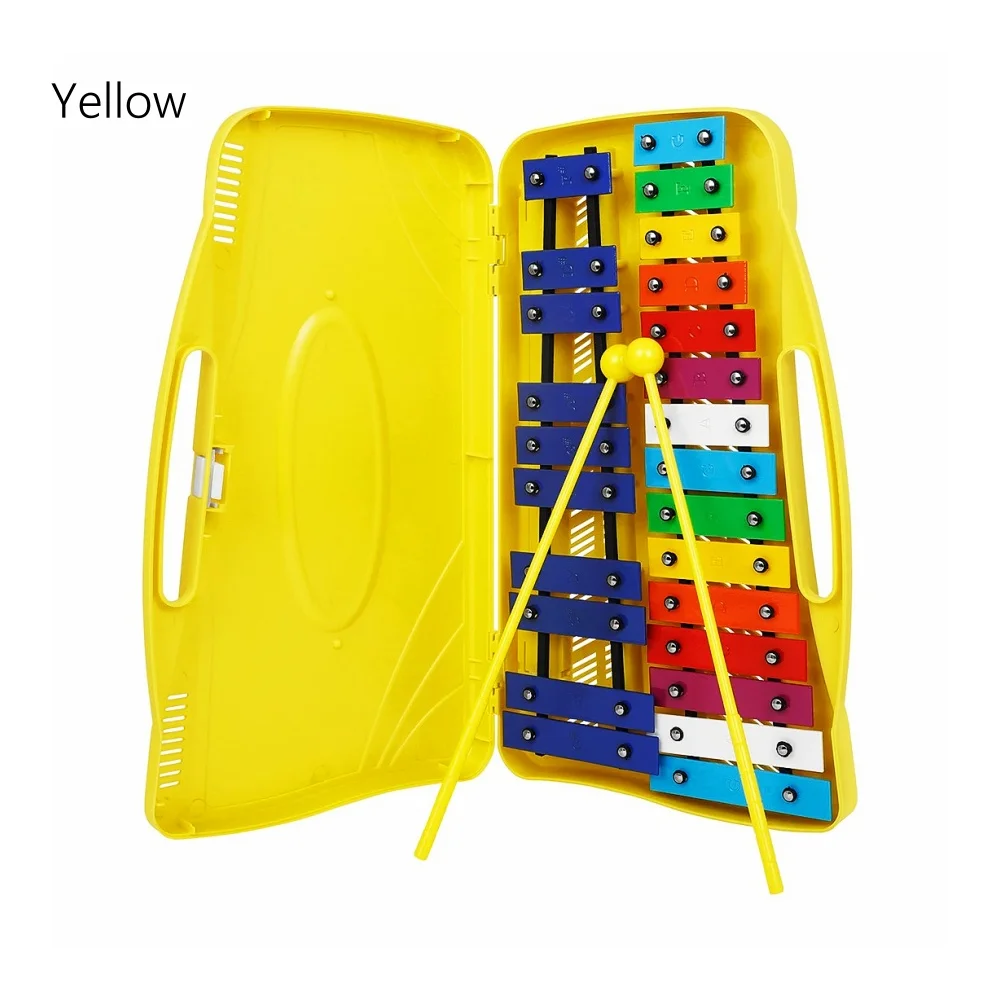 JELO IY-OF0218 25 Note Xylophone ABS Aluminum Glockenspiel xylophone music instrument Percussion Toys xylophone for kidsfor Kids