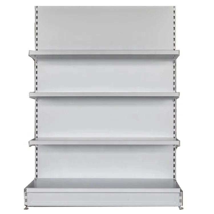 Custom Heavy Duty Iron Metal Retail Shelf Display Supermarket Gondola Shelving Rack Shelves For Retail Store Price