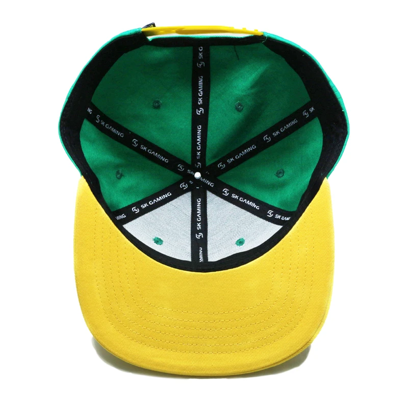 Персонализированная бейсболка с вышивкой логотипа на заказ 6 панелей плоская застежкой OEM бейсболки