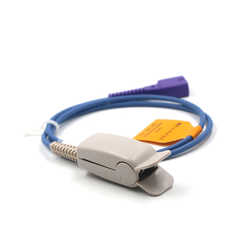 Reusable 9 pin Oximax Nellcor Pulse Oximetry Adult Soft Tip SpO2 Sensor Probe
