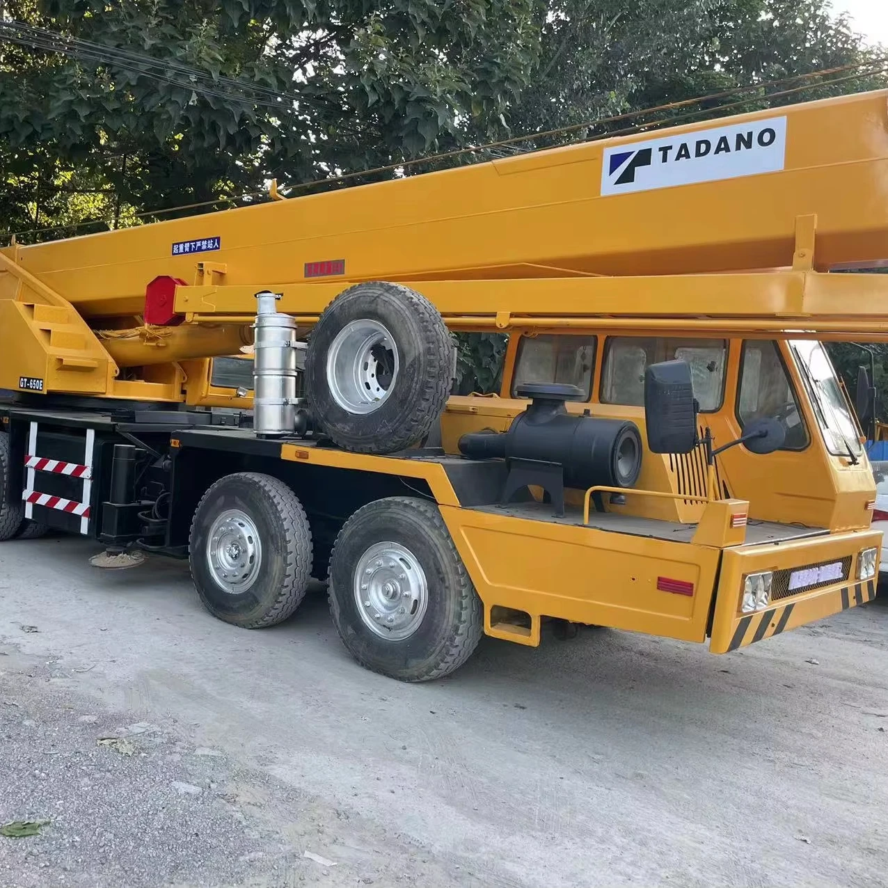Recommended Commodities 65T used truck crane Tadano GT650E with competitive price cranes