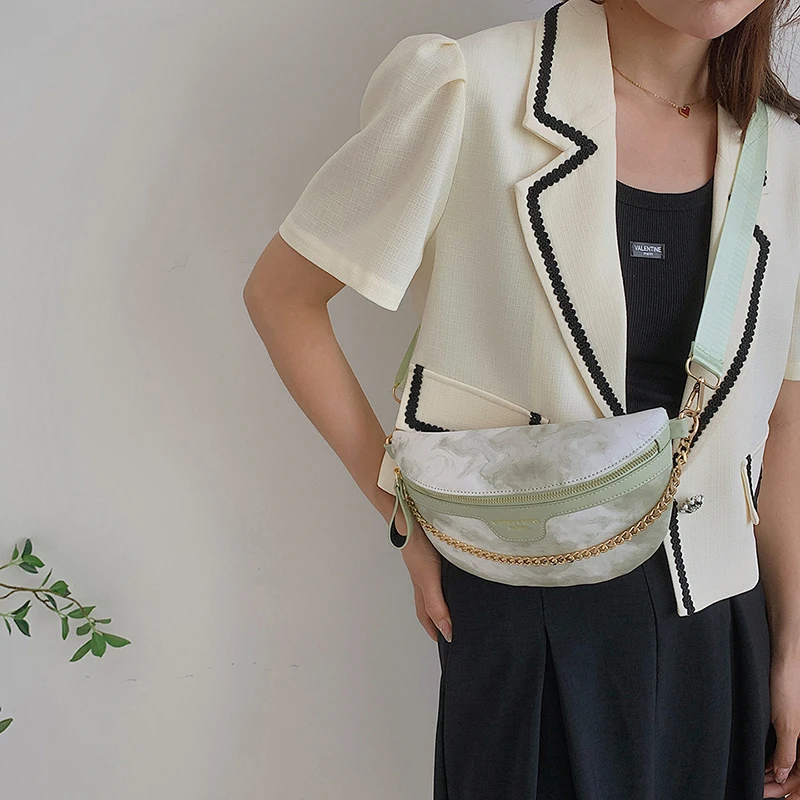 Tiktok made me buy Colorful fashionable waist bag ladies handbags wholesale Large capacity shopping bags for woman