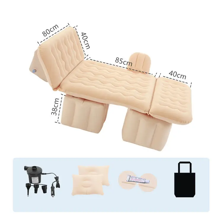 Custom back seat collapsible car air travel bed car  inflatable mattress