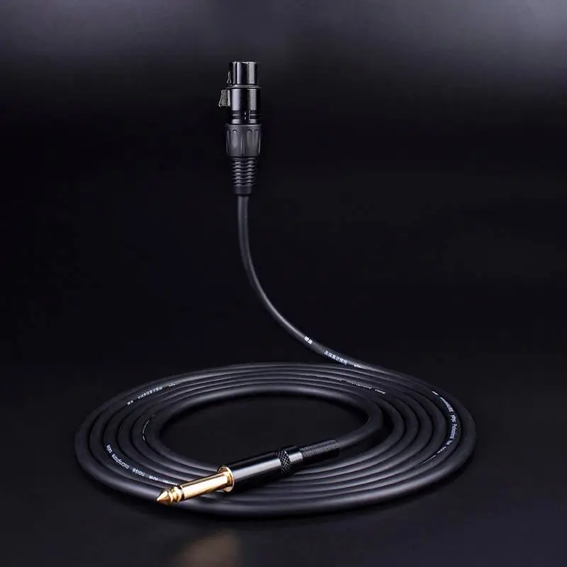 DDP RTS 5M RoHS OFC XLR to TRS low noise microphone cable for